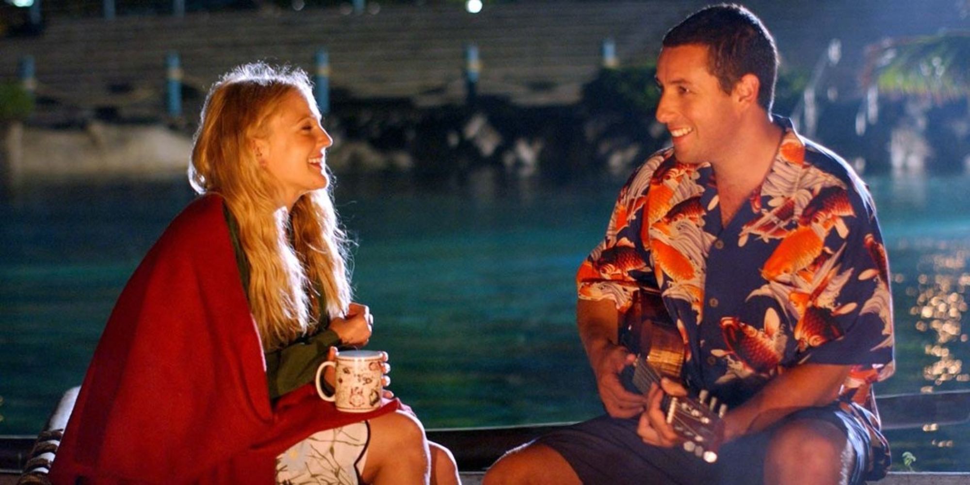 Adam Sandler co-starred with Drew Barrymore in 50 First Dates.