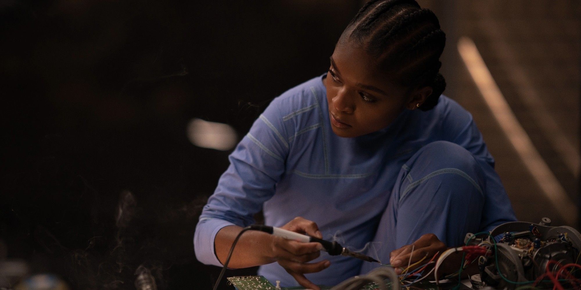 Dominic Thorne as Riri Williams in Black Panther: Wakanda Forever