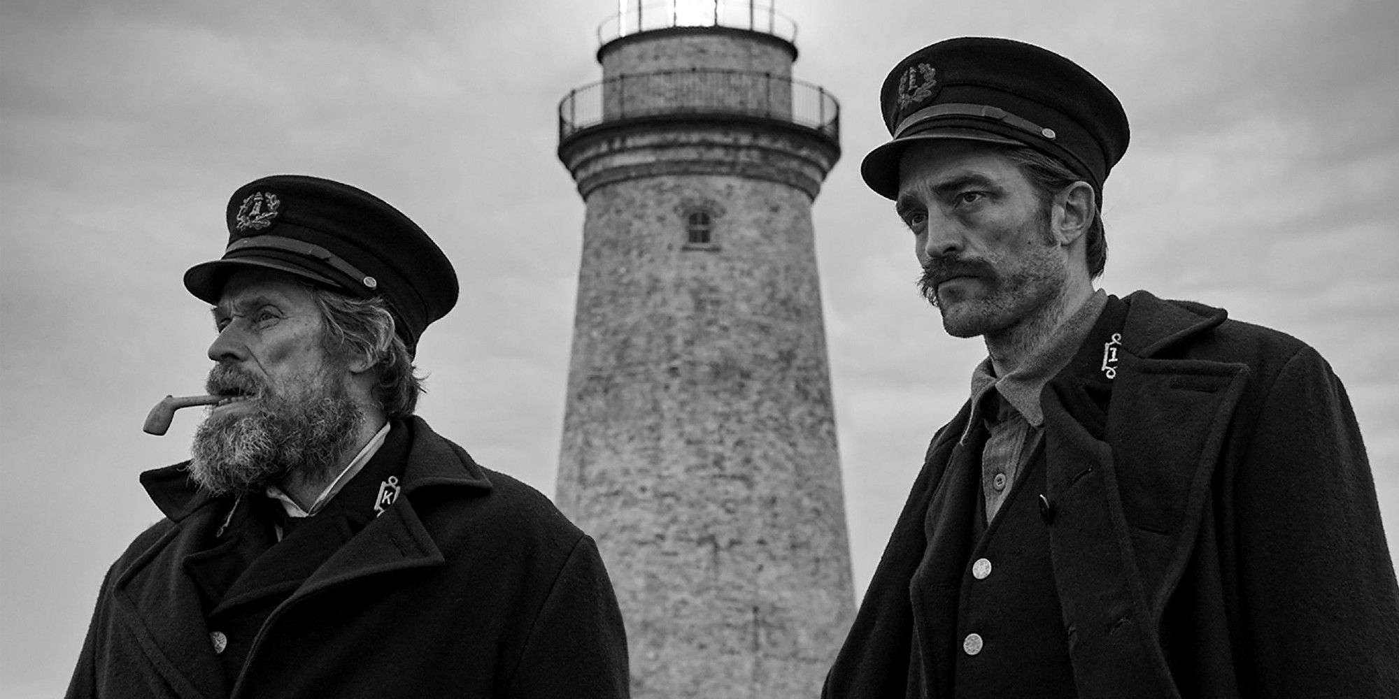 Willem Dafoe and Robert Pattinson in The Lighthouse