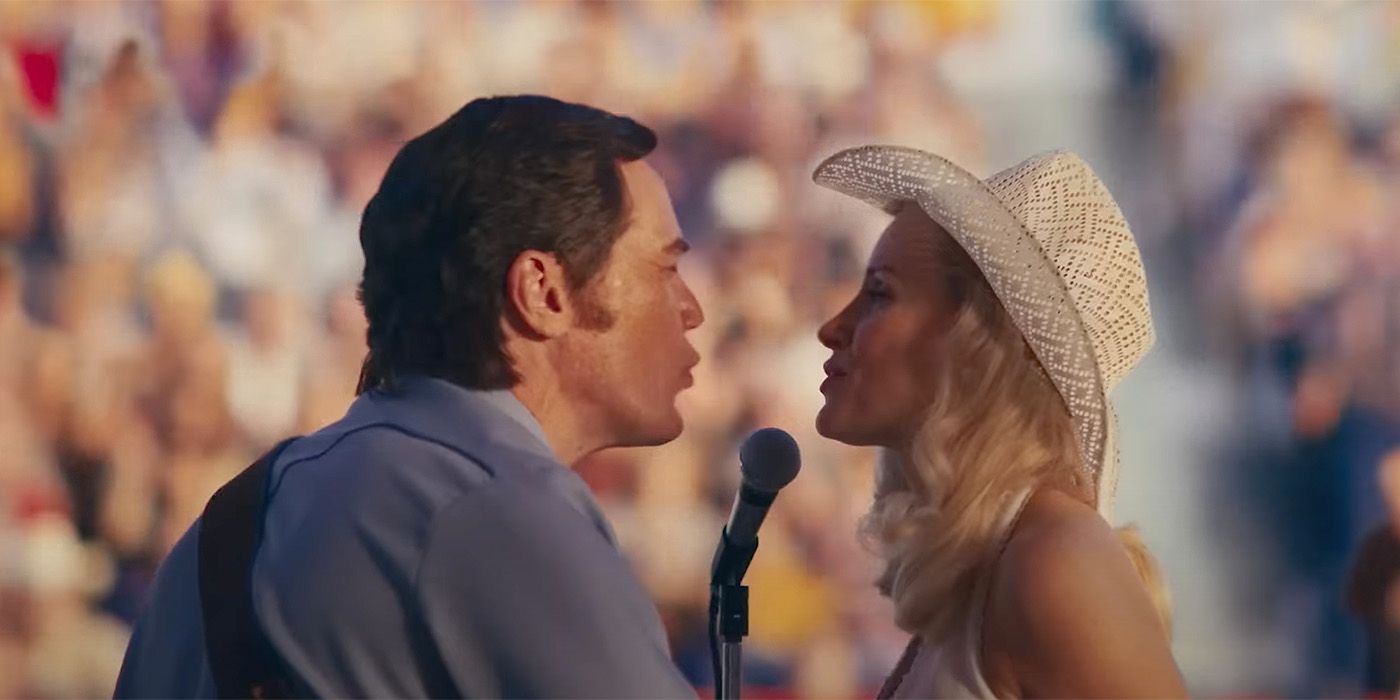 Jessica Chastain and Michael Shannon in George and Tammy
