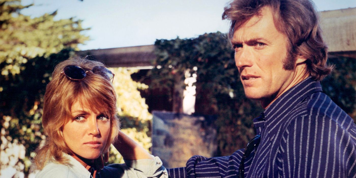 Clint Eastwood as Dave Garver and Jessica Walter as Evelyn Draper in Play for Me Foggy