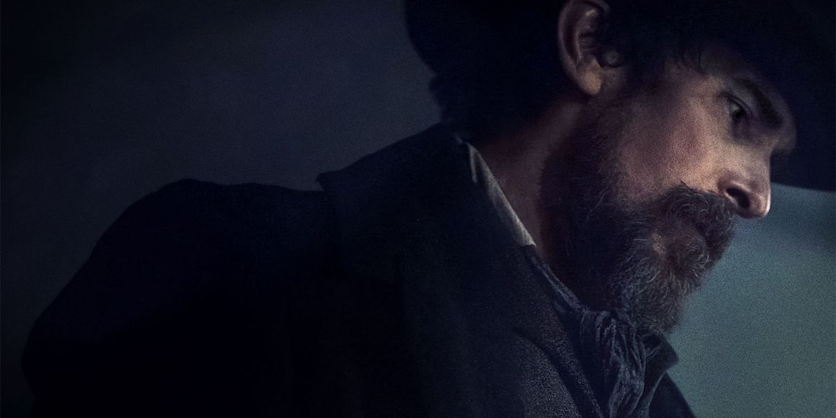 Christian Bale as August Landor in Pale Blue Eye