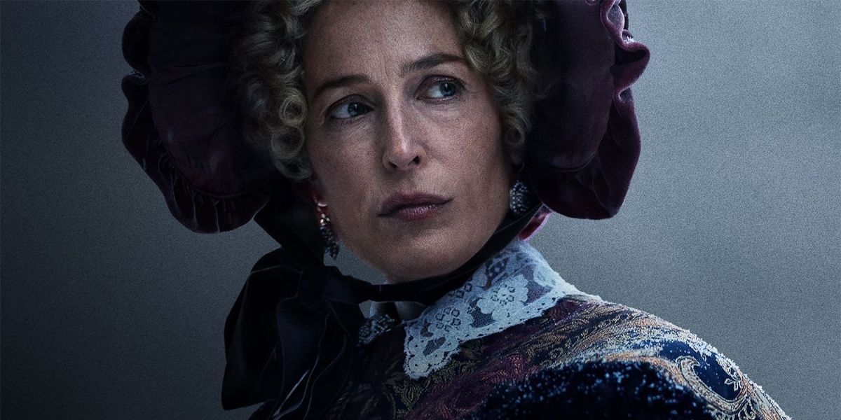 Gillian Anderson as Julia Marquis in Pale Blue Eye