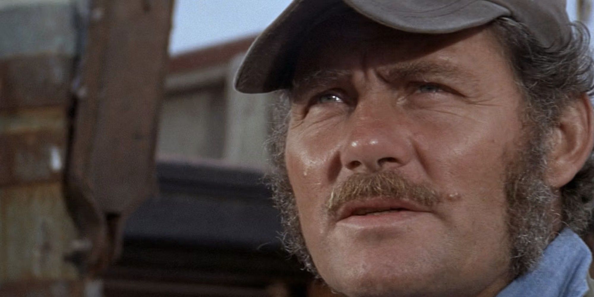 Robert Shaw as Quint in Jaws