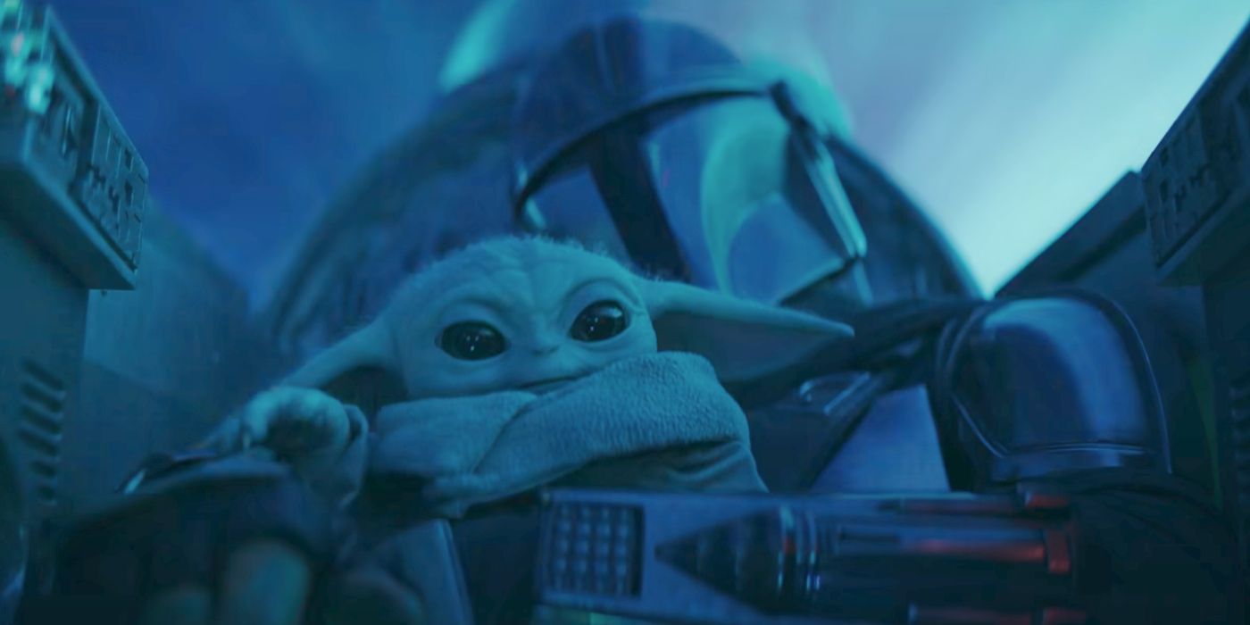Dean Djarin with Grogu in The Mandalorian season 3 trailer