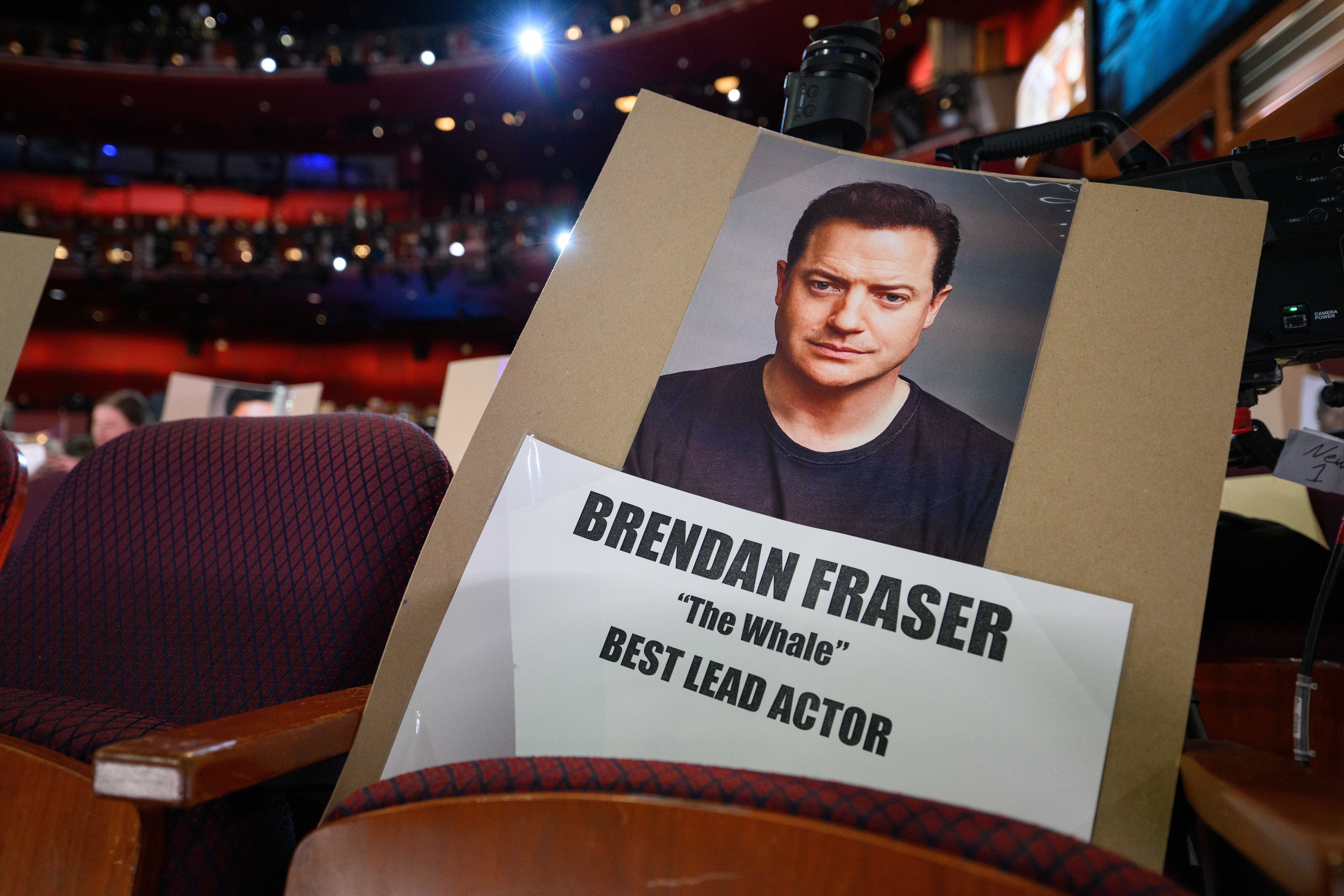 Brendan Fraser at the Oscars