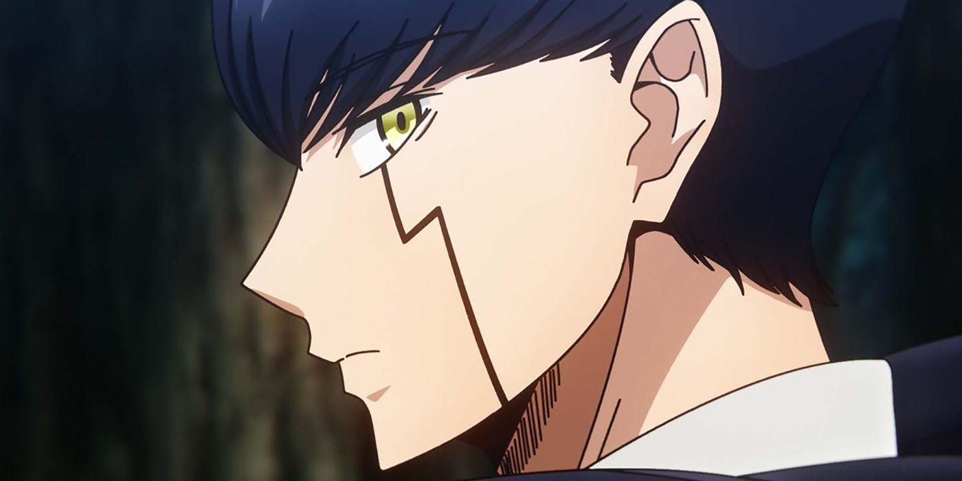 Mash from the anime series Mashle: Magic and Muscles.
