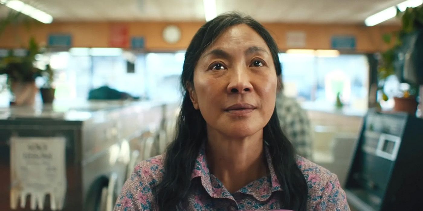 Michelle Yeoh as Evelyn Wang in Everything Everywhere