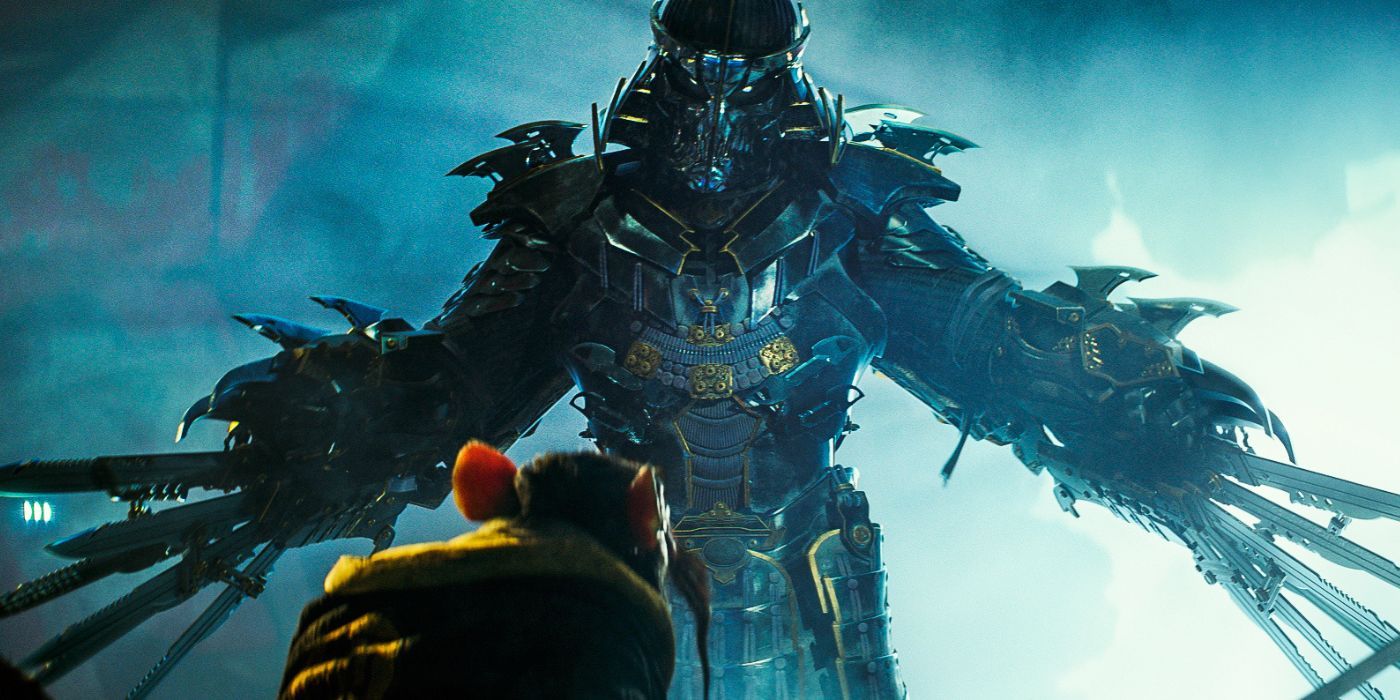 Shredder in the 2014 action film Teenage Mutant Ninja Turtles.
