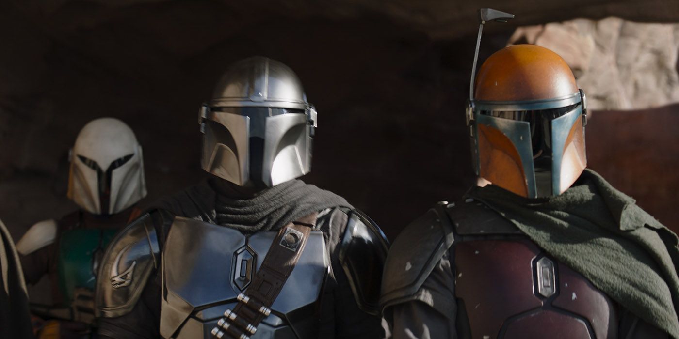 The Mandalorians in season 3, episode 1 of The Mandalorian.