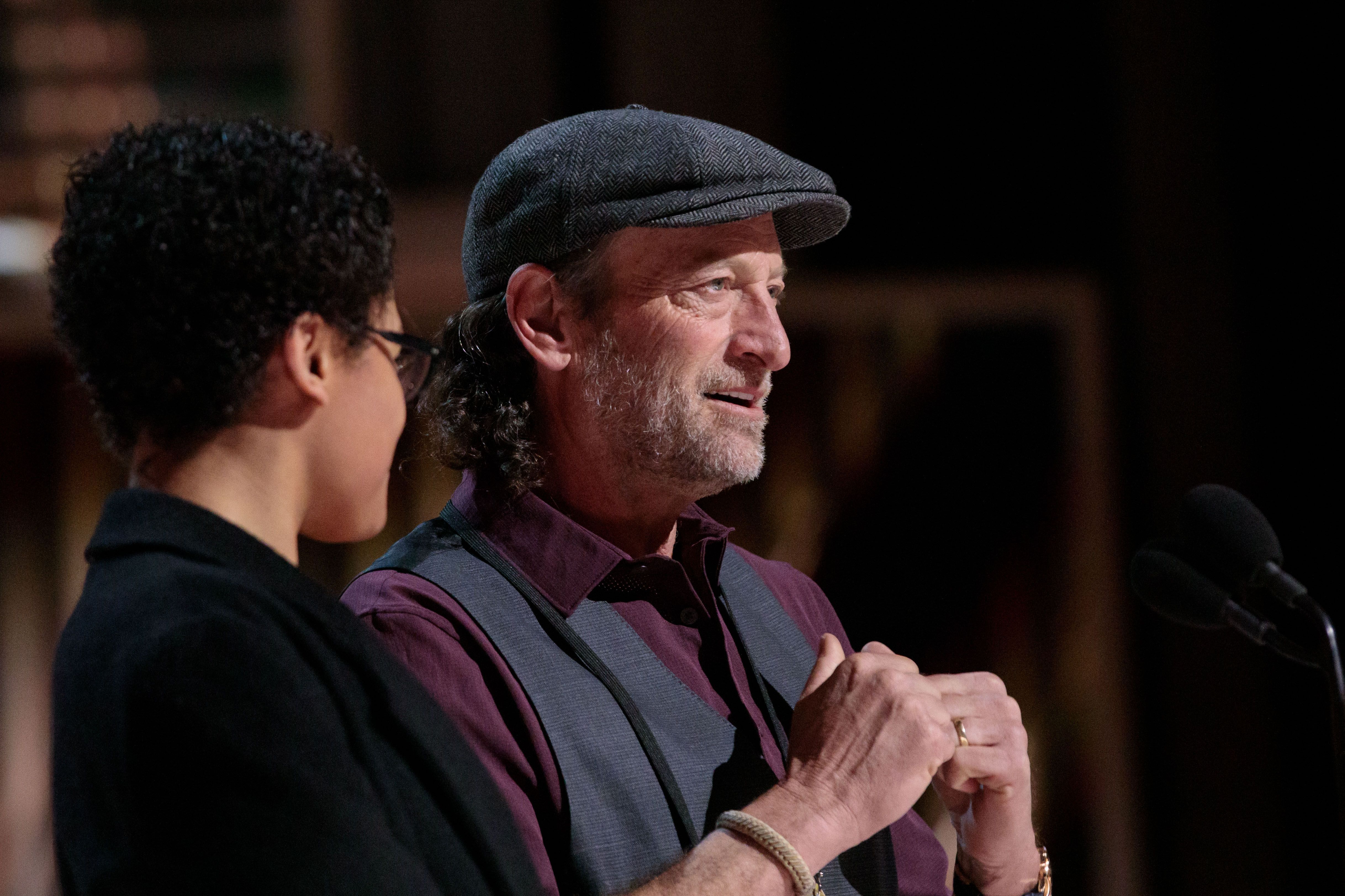 Troy Kotzur at the Oscars rehearsal