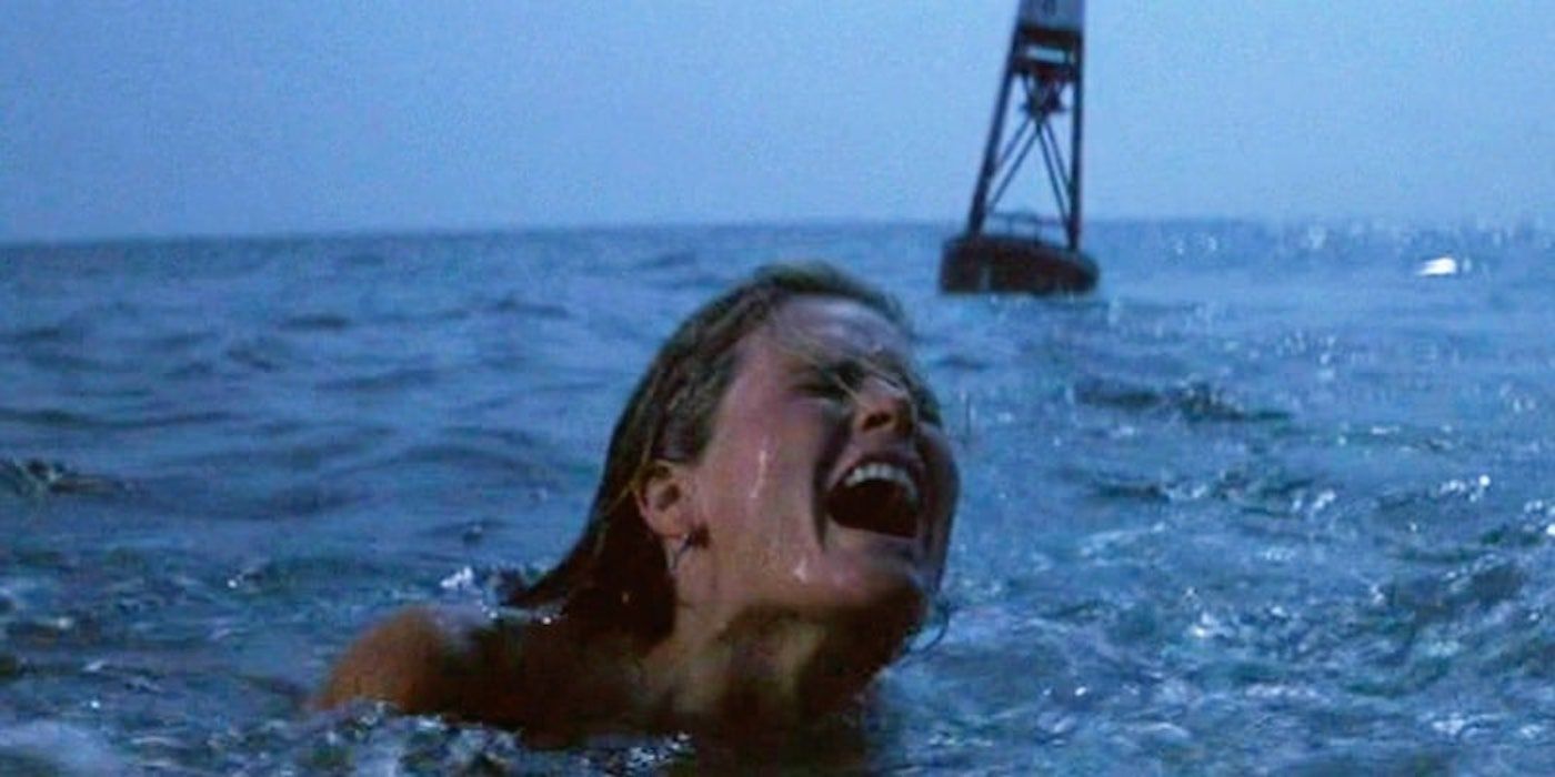 Opening jaw death scene of Chrissy Watkins