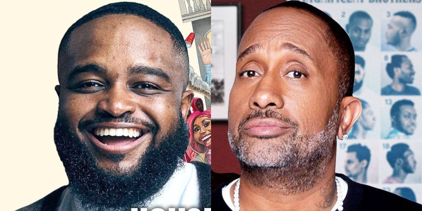 Kalmatic, director of the White Men Can't Jump remake, alongside Kenya Barris, co-writer of the remake.