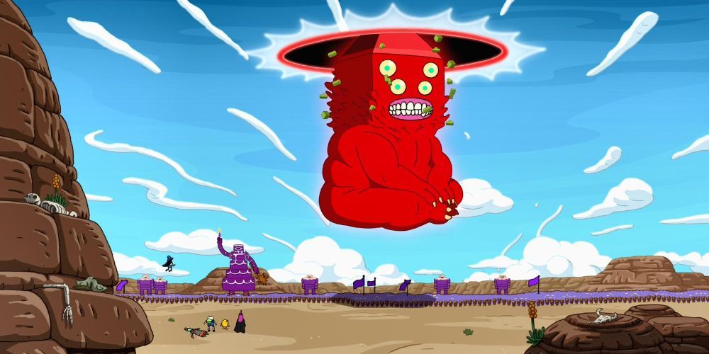 Golb appears in Ooo, ready to bring chaos and destruction.