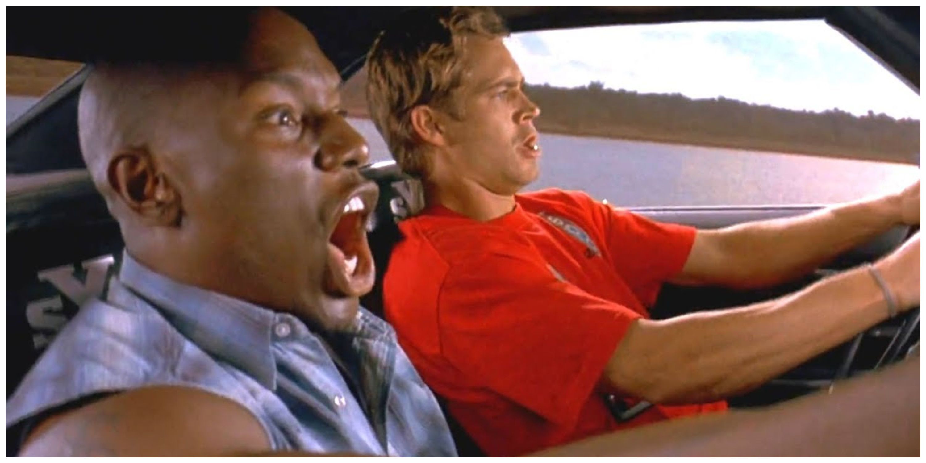 Tyrese Gibson and Paul Walker ride to the ultimate boat jump in 2 Fast 2 Furious