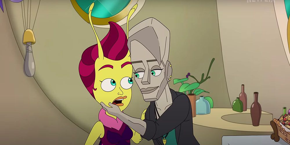 A still from the Human Resources 2 trailer featuring Emmy Lovebug, voiced by Aidy Bryant.