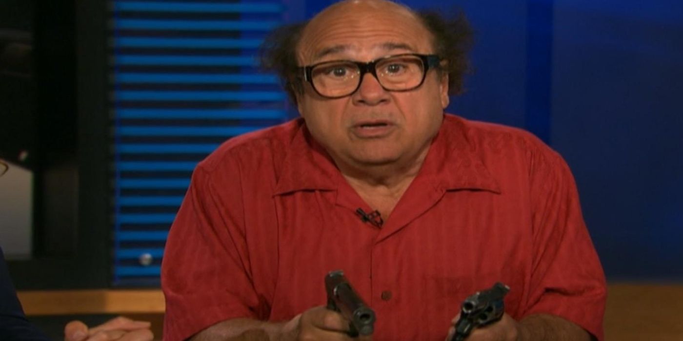 Danny DeVito as Frank in It's Always Sunny season 9 episode 2. 