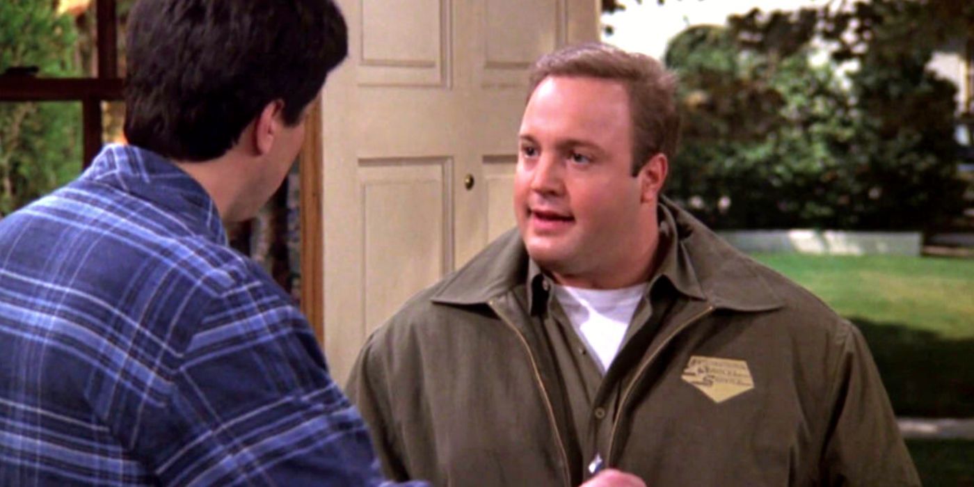 Kevin James talking to Ray Romano in Everybody Loves Raymond.