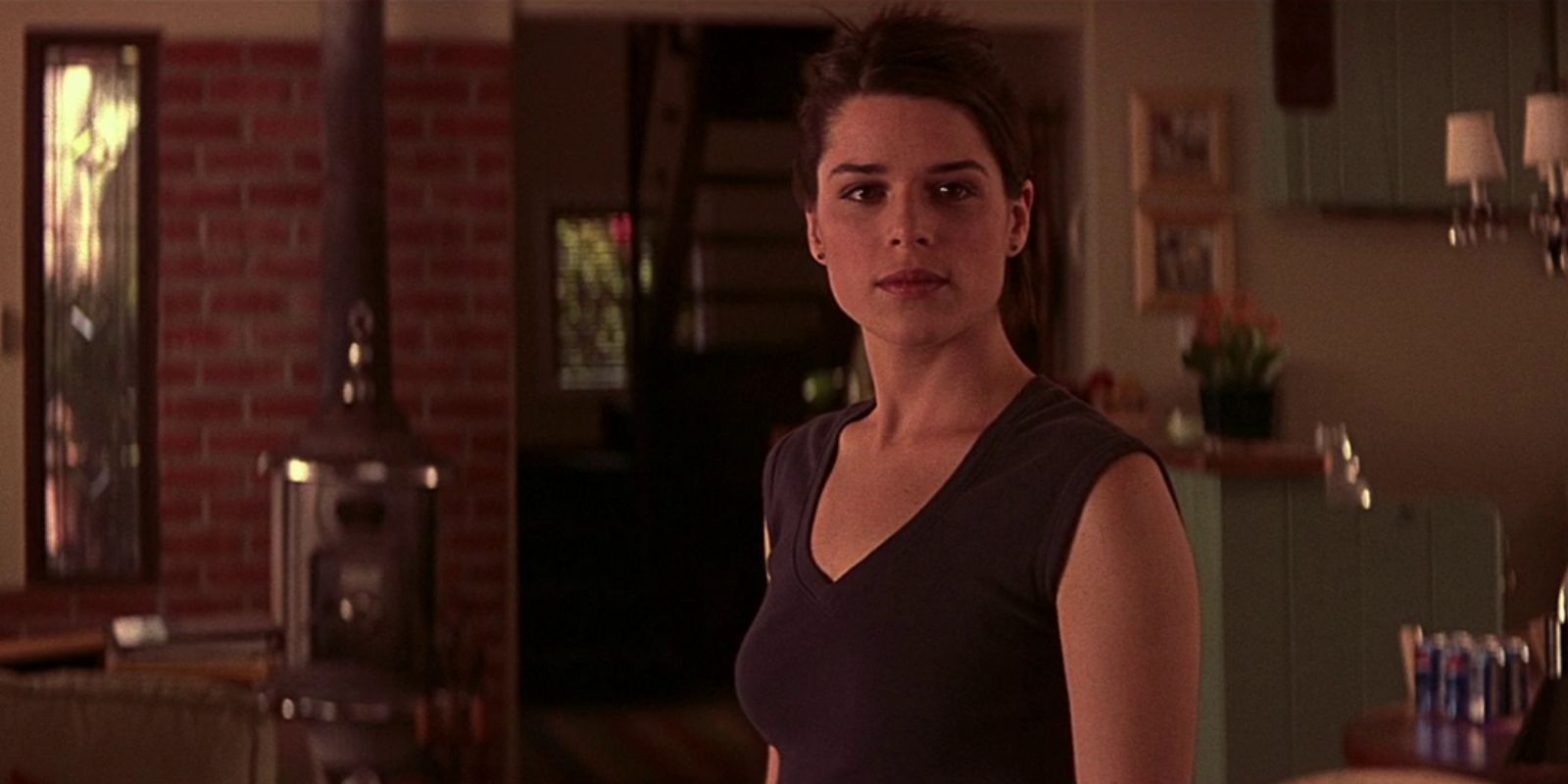 woman standing in the kitchen