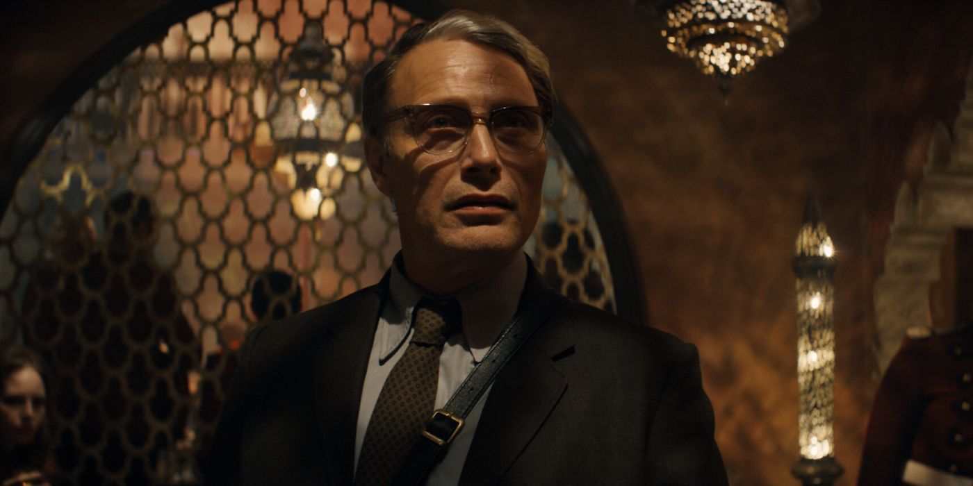 Mads Mikkelsen as Dr. Faller in Indiana Jones and the Dial of Fate.