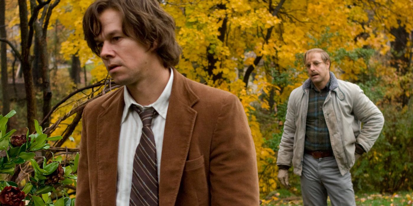 Mark Wahlberg and Stanley Tucci in The Lovely Bones