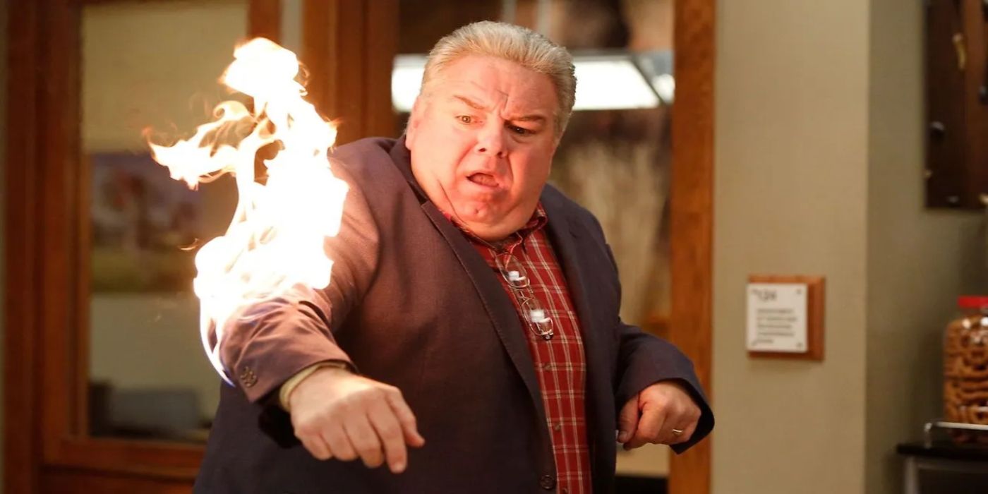 Jerry accidentally set himself on fire in parks and recreation areas.